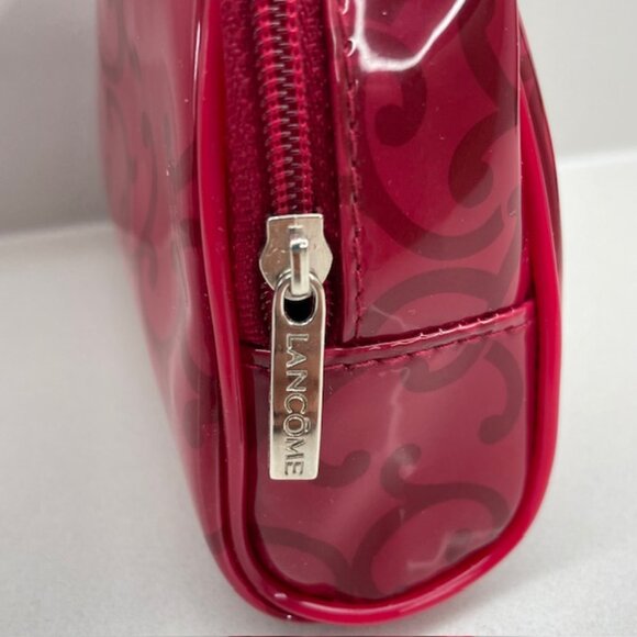 Lancome Red Patent Cosmetic Bag - Picture 5 of 7